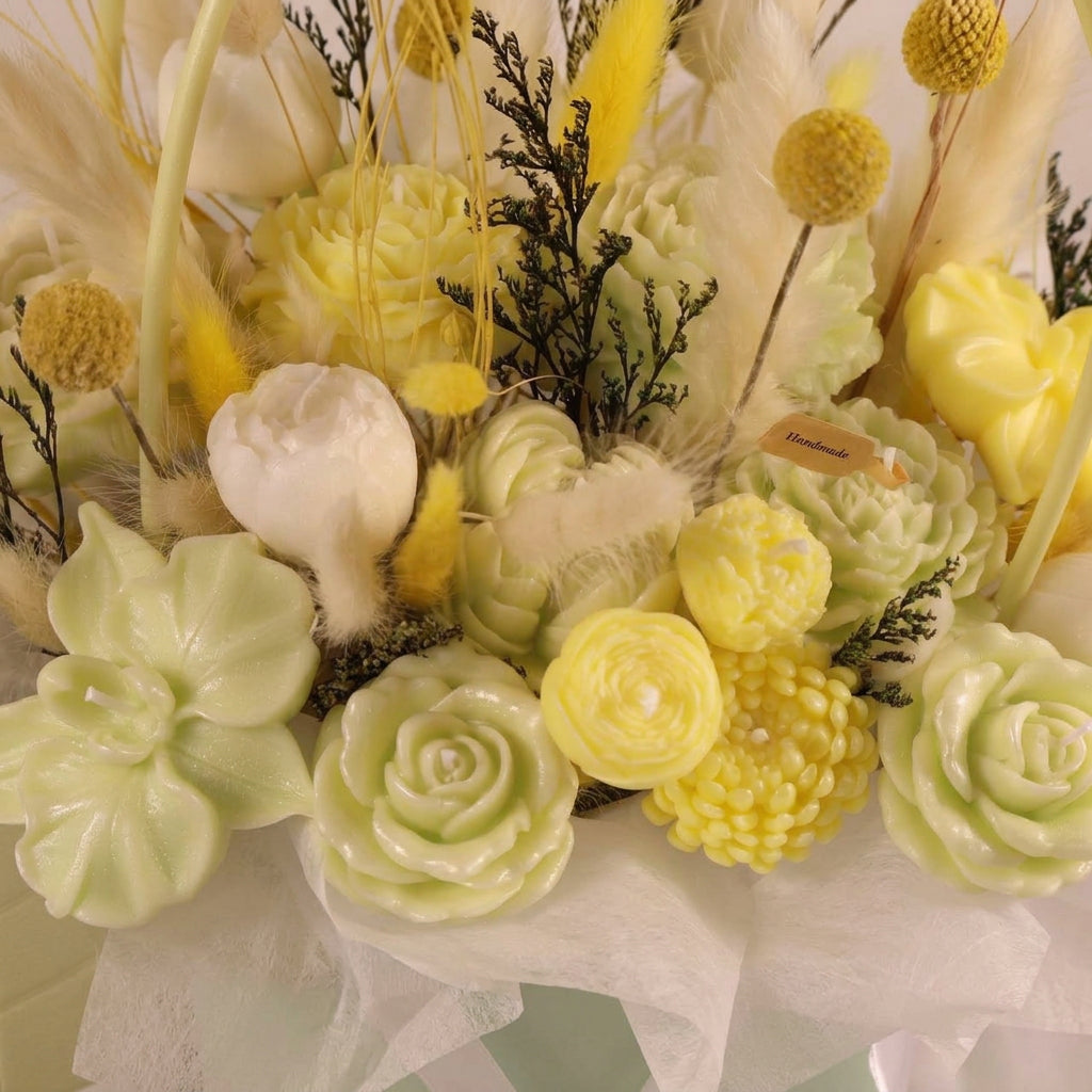 Morning Glow- Scented Candle Bouquet