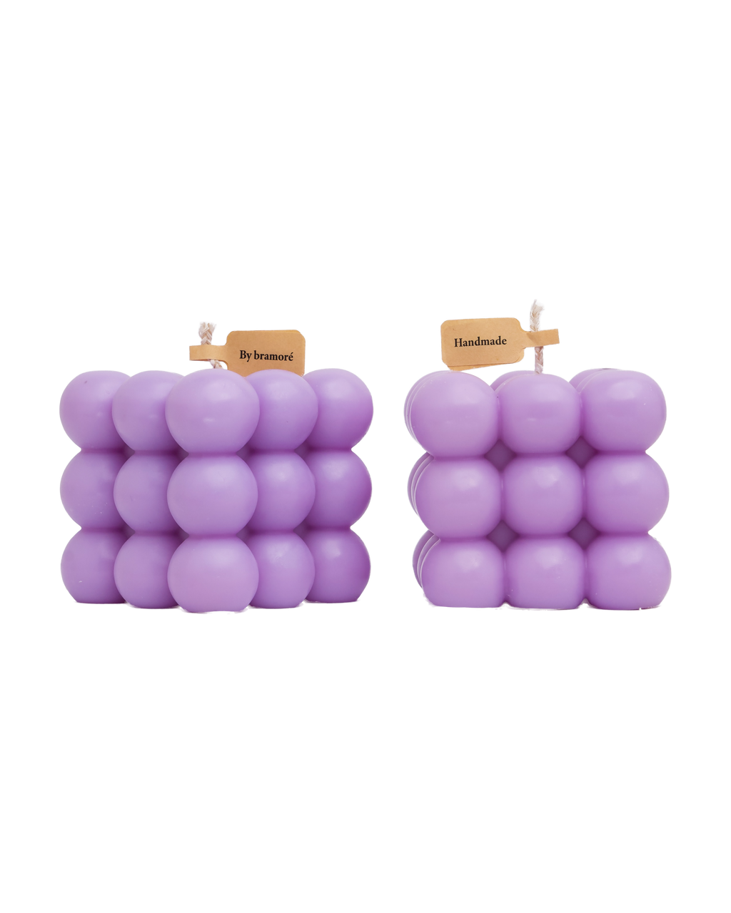 Purple Cube - Decor Candle