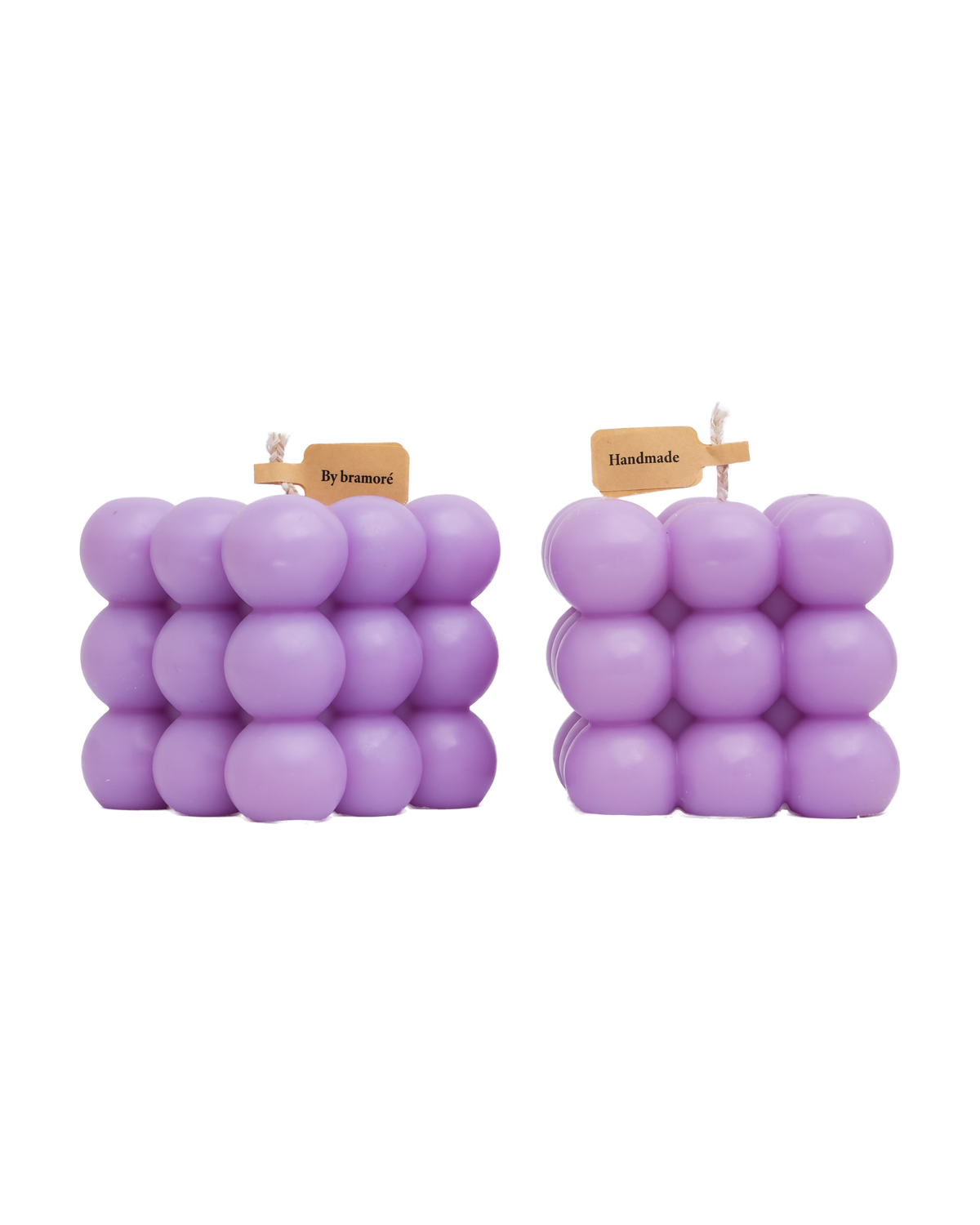 Purple Cube - Decor Candle