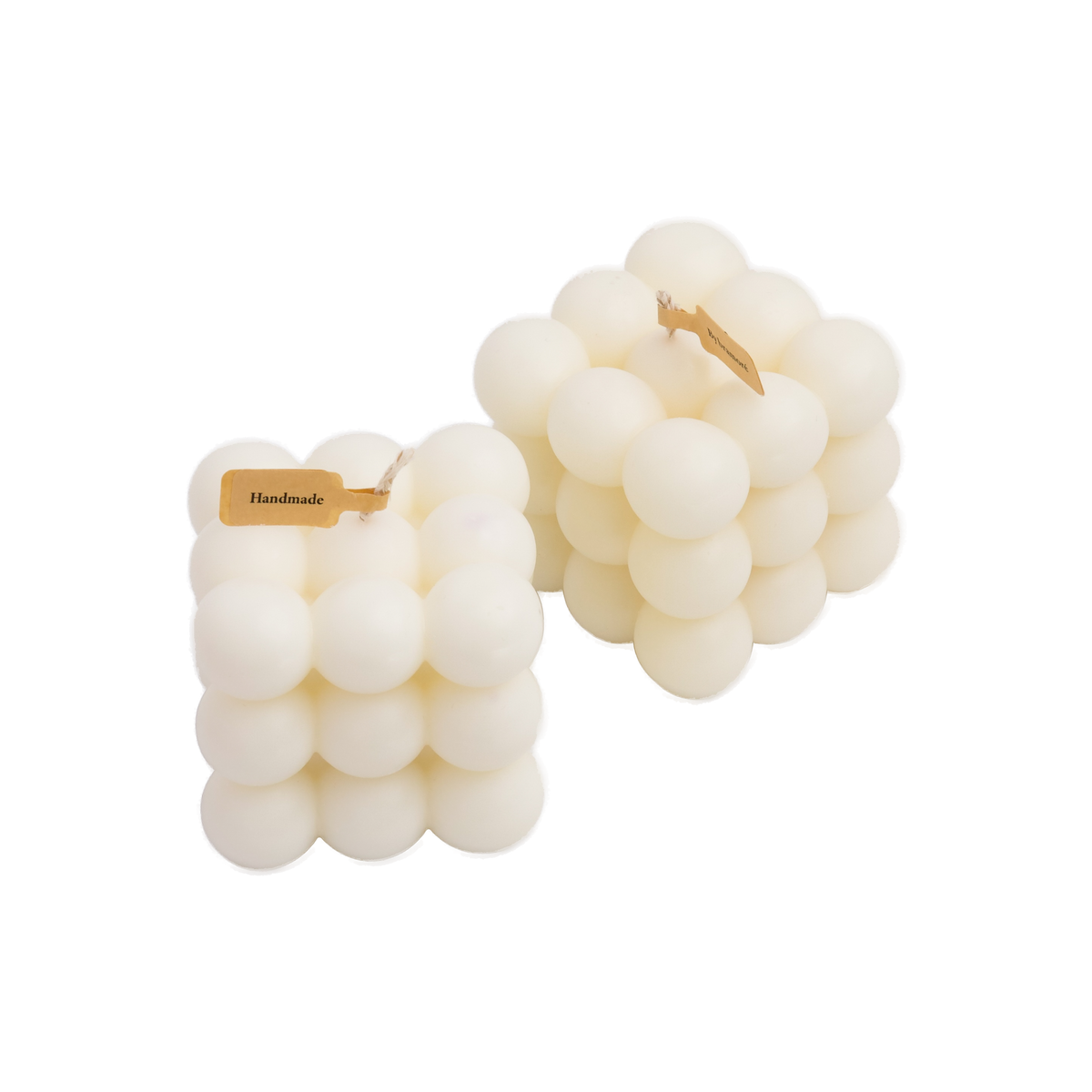 White Cube- Decor Candle