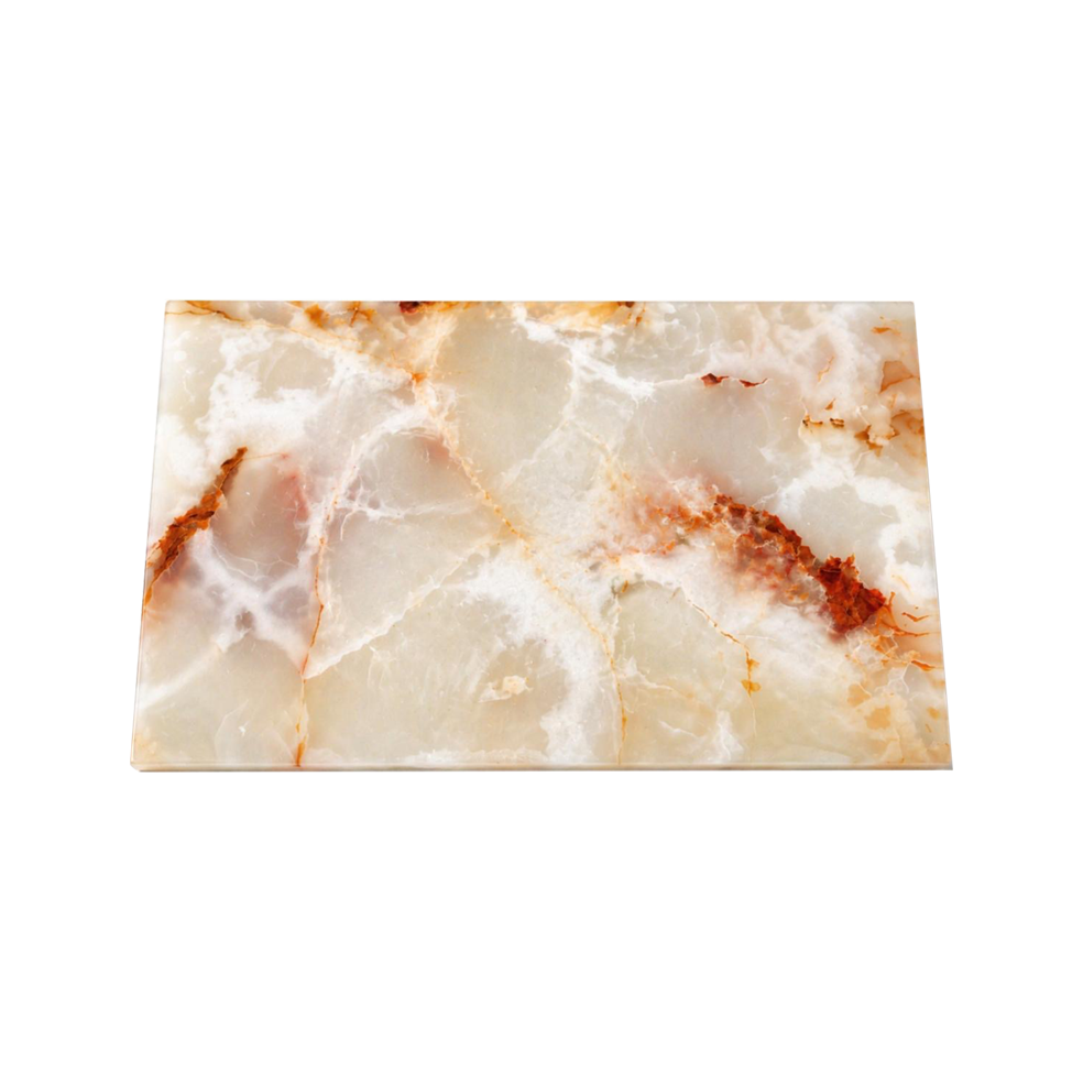 Onyx marble tray