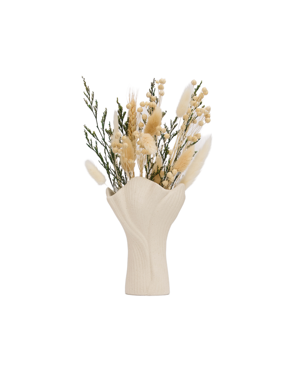 Floral curve vase