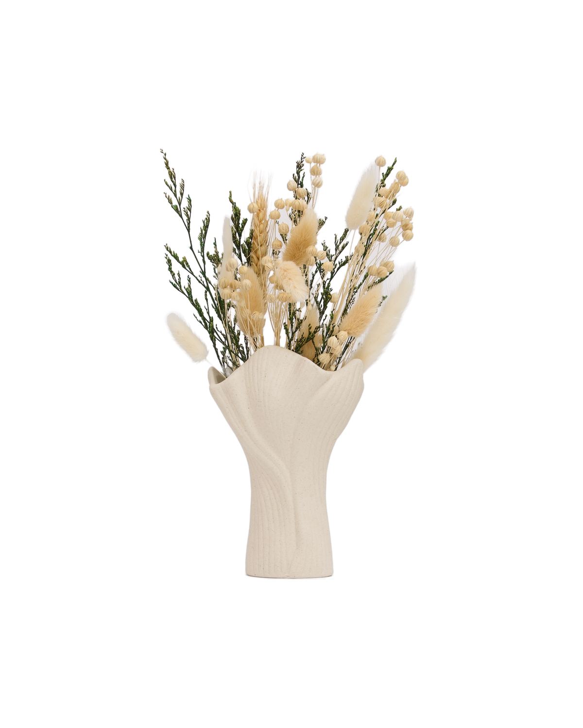 Floral curve vase