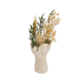 Floral curve vase