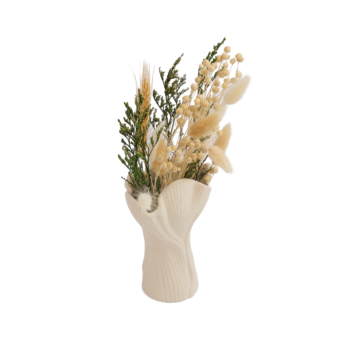 Floral curve vase